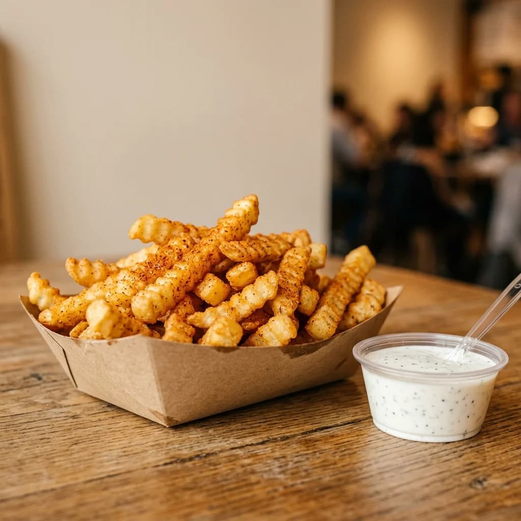 Spicy Fries with Ranch
