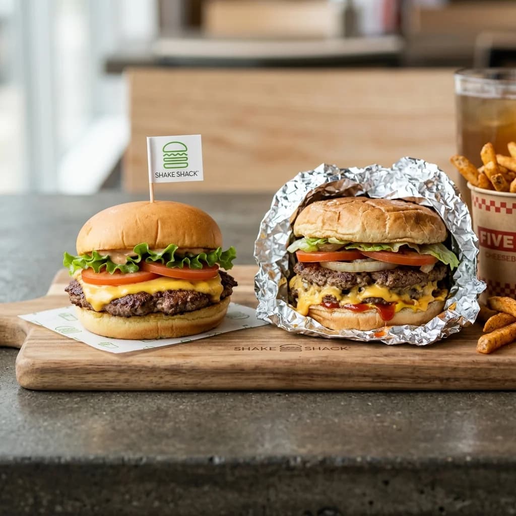 Shake Shack vs Five Guys: Which Premium Burger Wins? - Shake Shack Menu Article