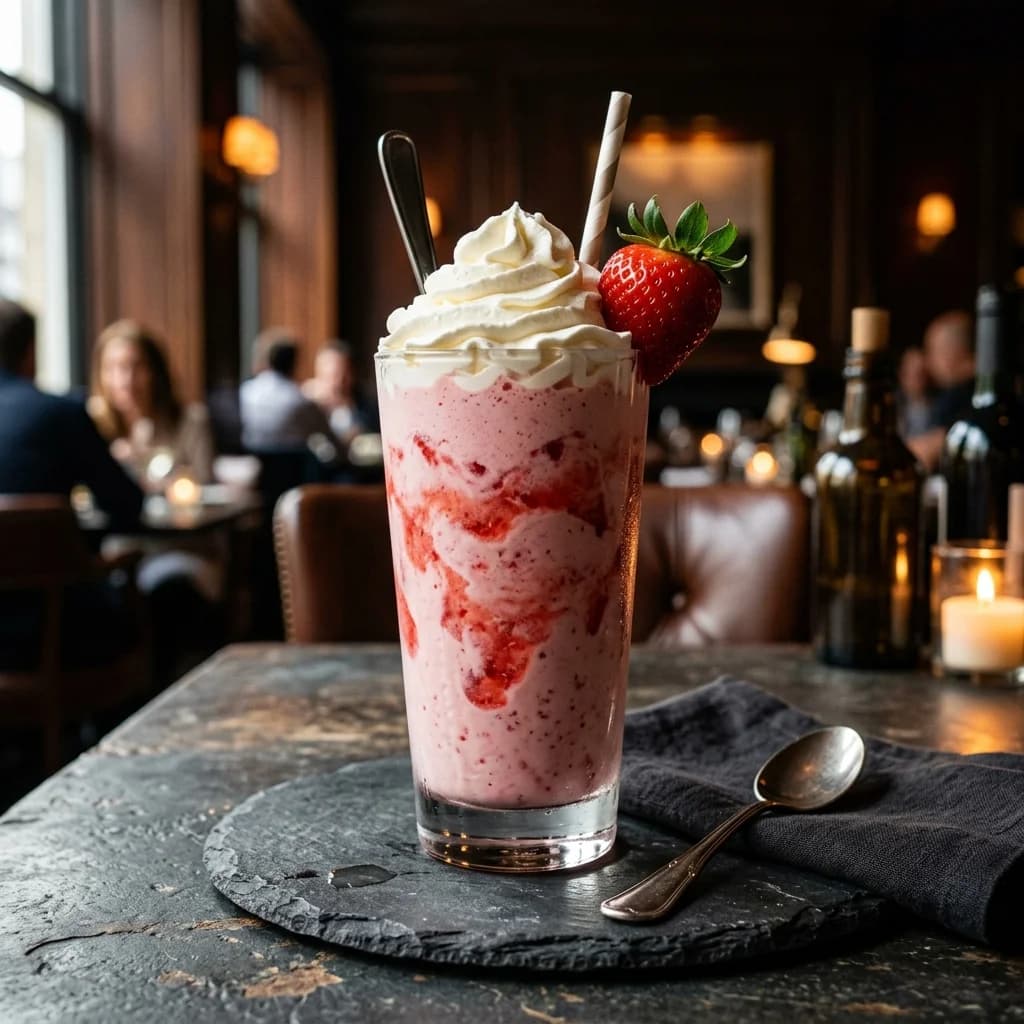 Strawberry hand spun Shake